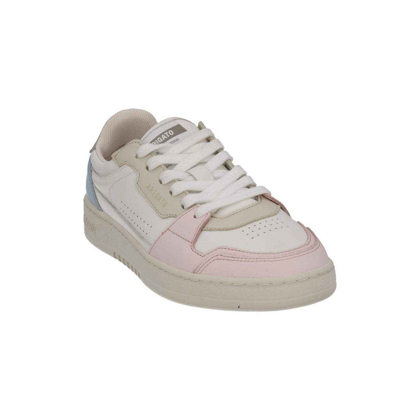 AXEL ARIGATO Trainers Dice Lo White Pink Blue Leather EU37 UK4 NEW RRP215