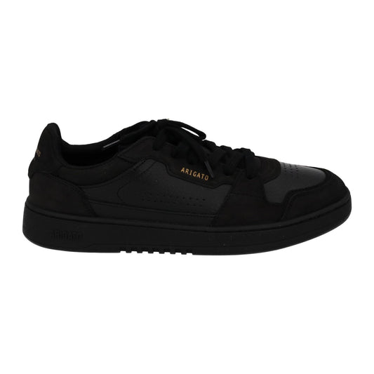 AXEL ARIGATO Trainers Dice Mono Sneaker Black Leather Suede UK6.5 NEW RRP215