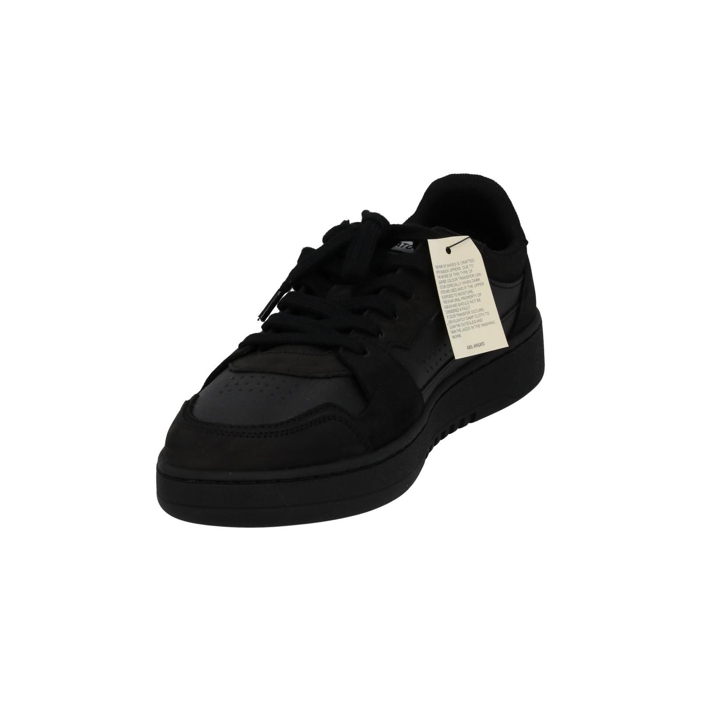 AXEL ARIGATO Trainers Dice Mono Sneaker Black Leather Suede UK6.5 NEW RRP215