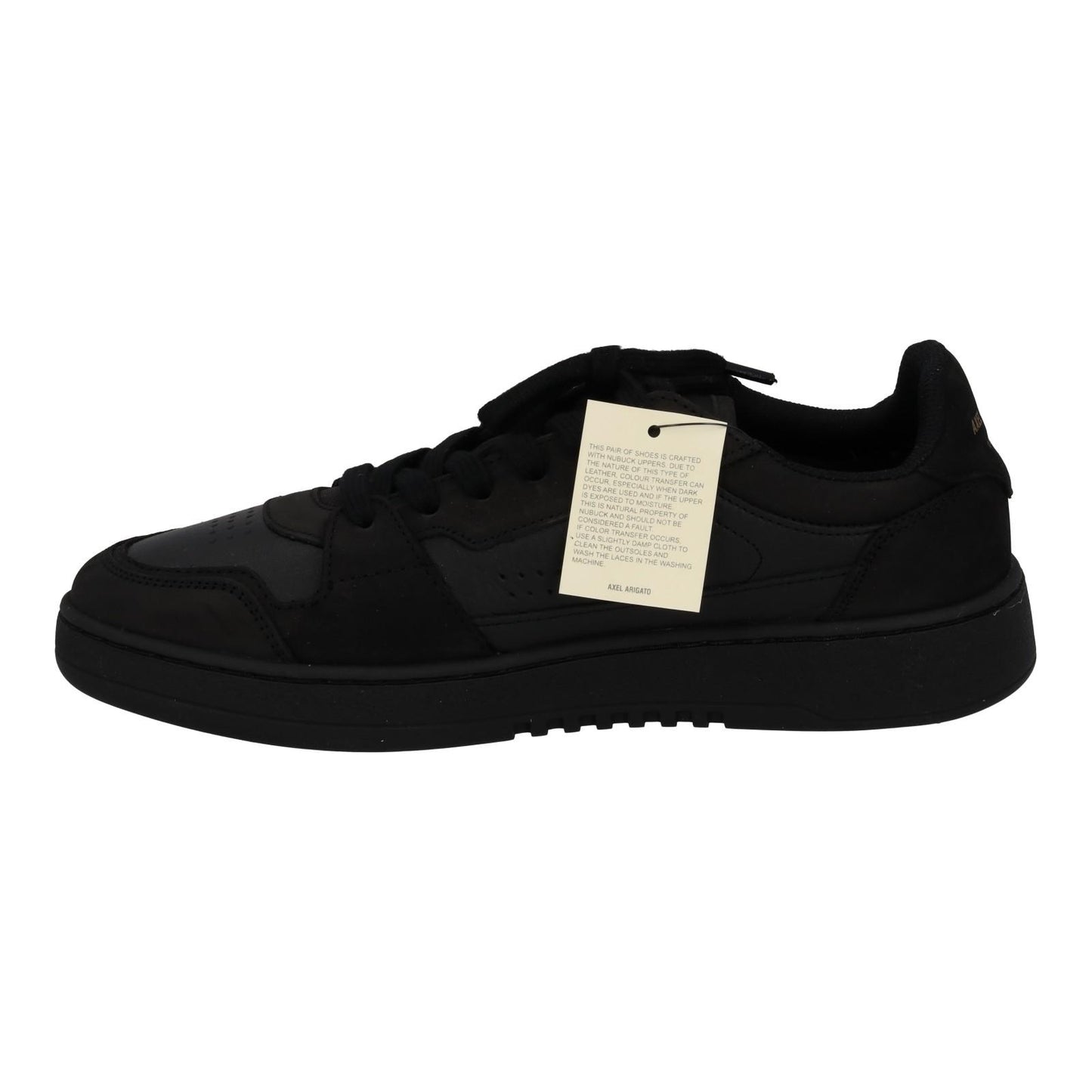 AXEL ARIGATO Trainers Dice Mono Sneaker Black Leather Suede UK6.5 NEW RRP215