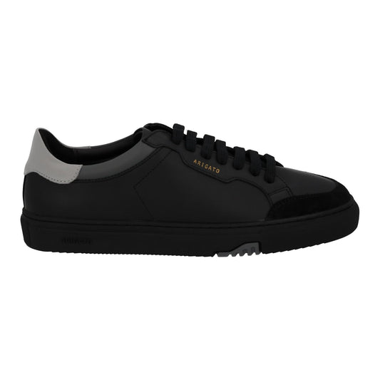 AXEL ARIGATO Trainers Clean 180 Low Top Lace Black Grey Leather UK7 NEW RRP220