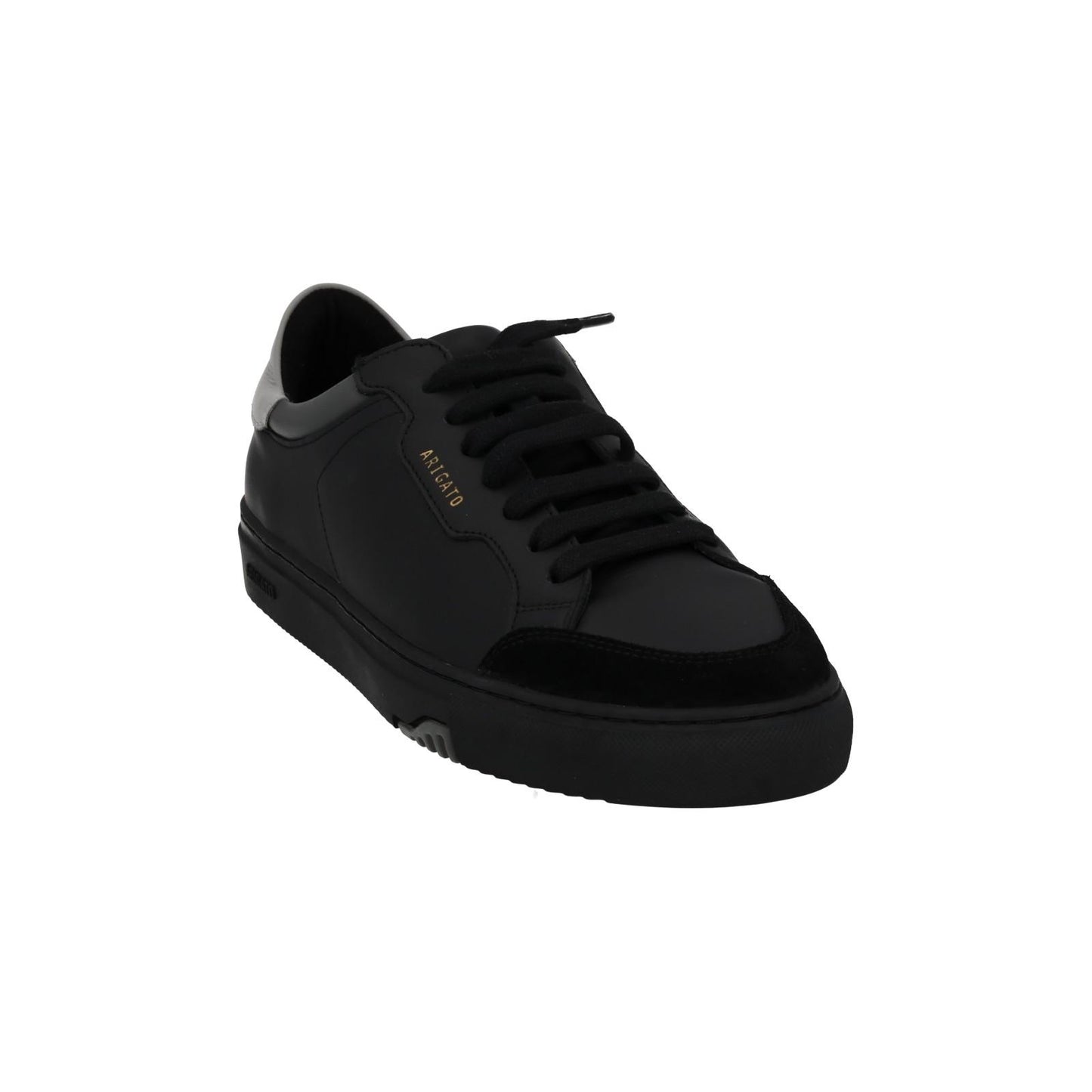 AXEL ARIGATO Trainers Clean 180 Lace Black Grey Leather Sneaker UK7 NEW RRP220