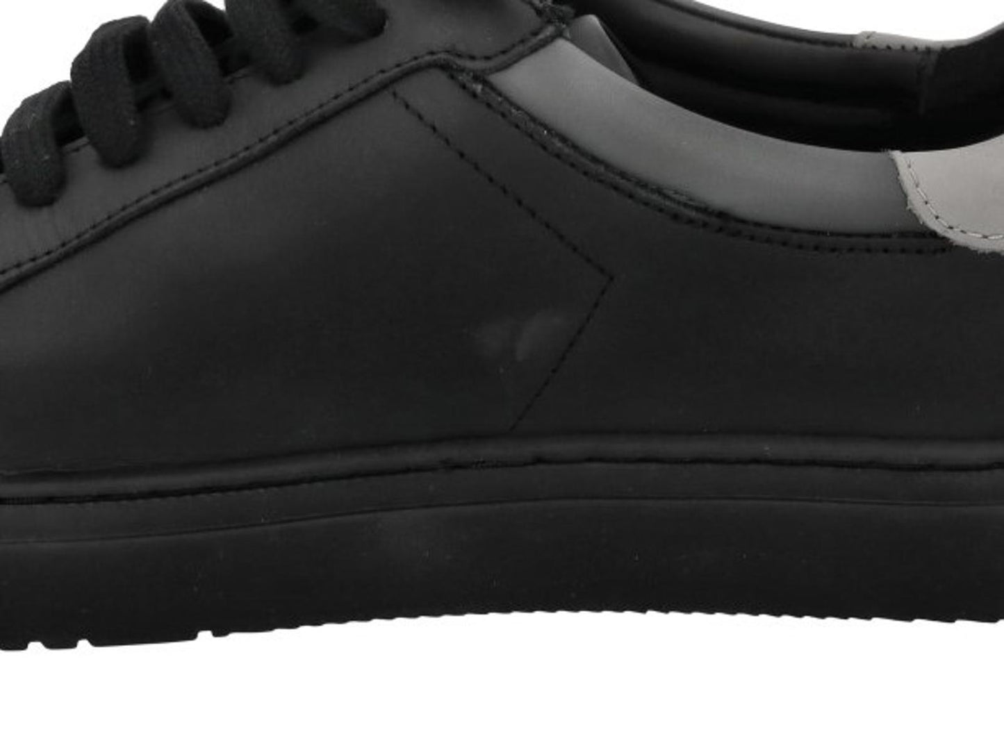 AXEL ARIGATO Trainers Clean 180 Lace Black Grey Leather Sneaker UK7 NEW RRP220