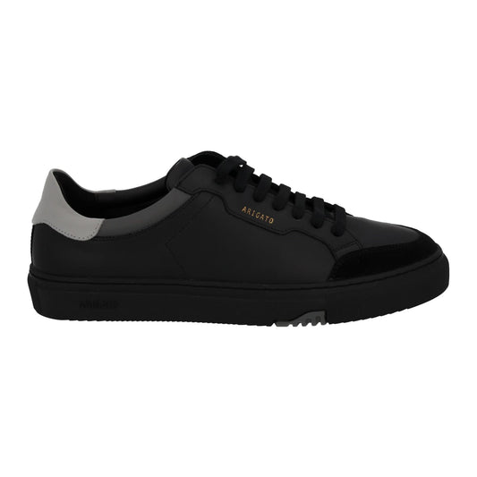 AXEL ARIGATO Trainers Clean 180 Low Top Lace Black Grey Leather UK9 NEW RRP220