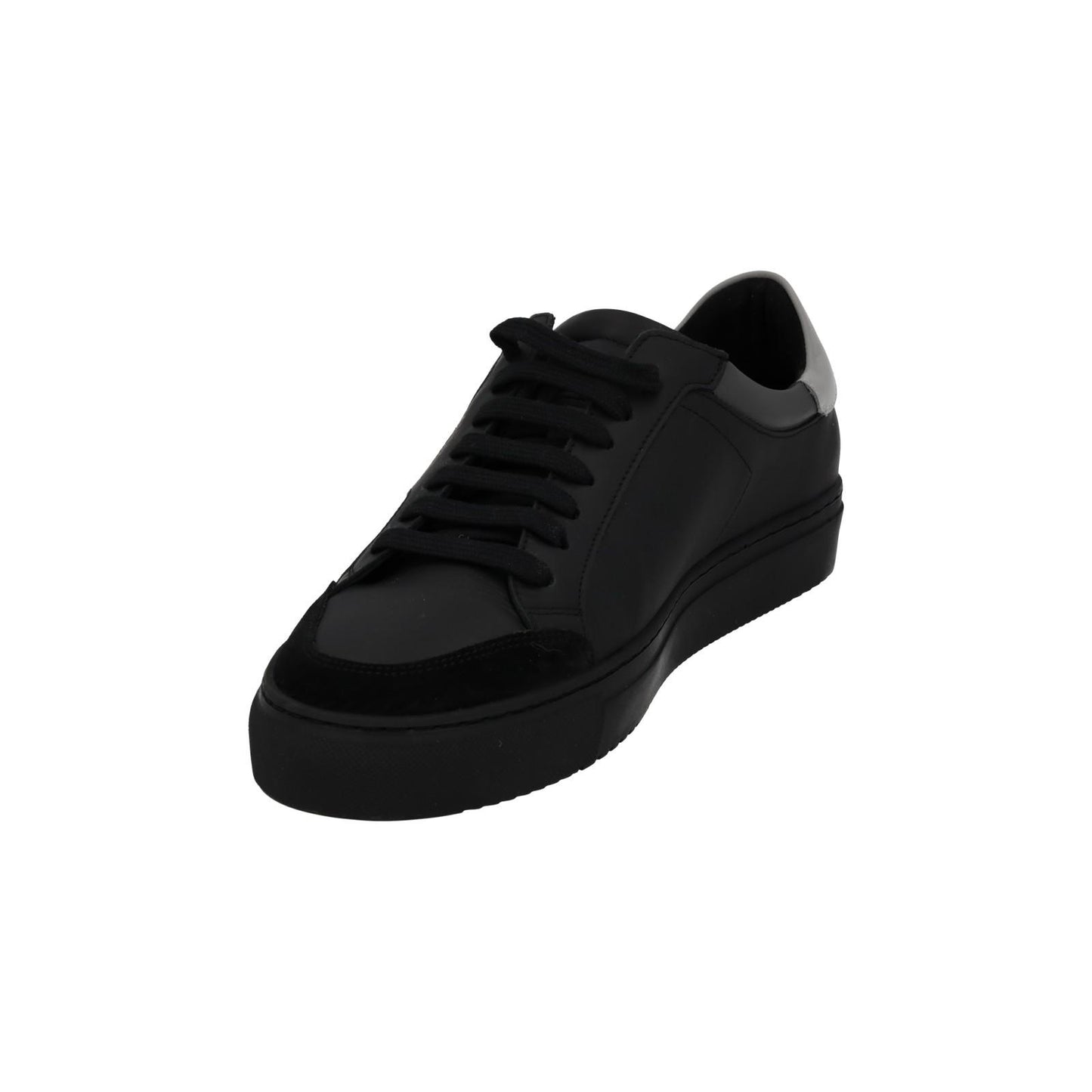 AXEL ARIGATO Trainers Clean 180 Low Top Lace Black Grey Leather UK9 NEW RRP220