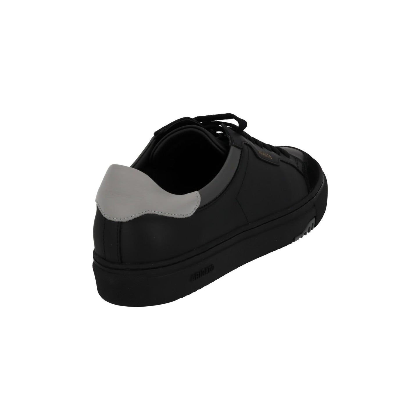 AXEL ARIGATO Trainers Clean 180 Low Top Lace Black Grey Leather UK9 NEW RRP220
