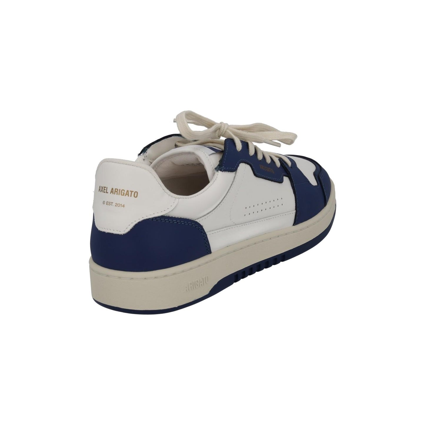 AXEL ARIGATO Trainer Dice Lo Lace Sneaker White Navy Leather UK11 NEW RRP215