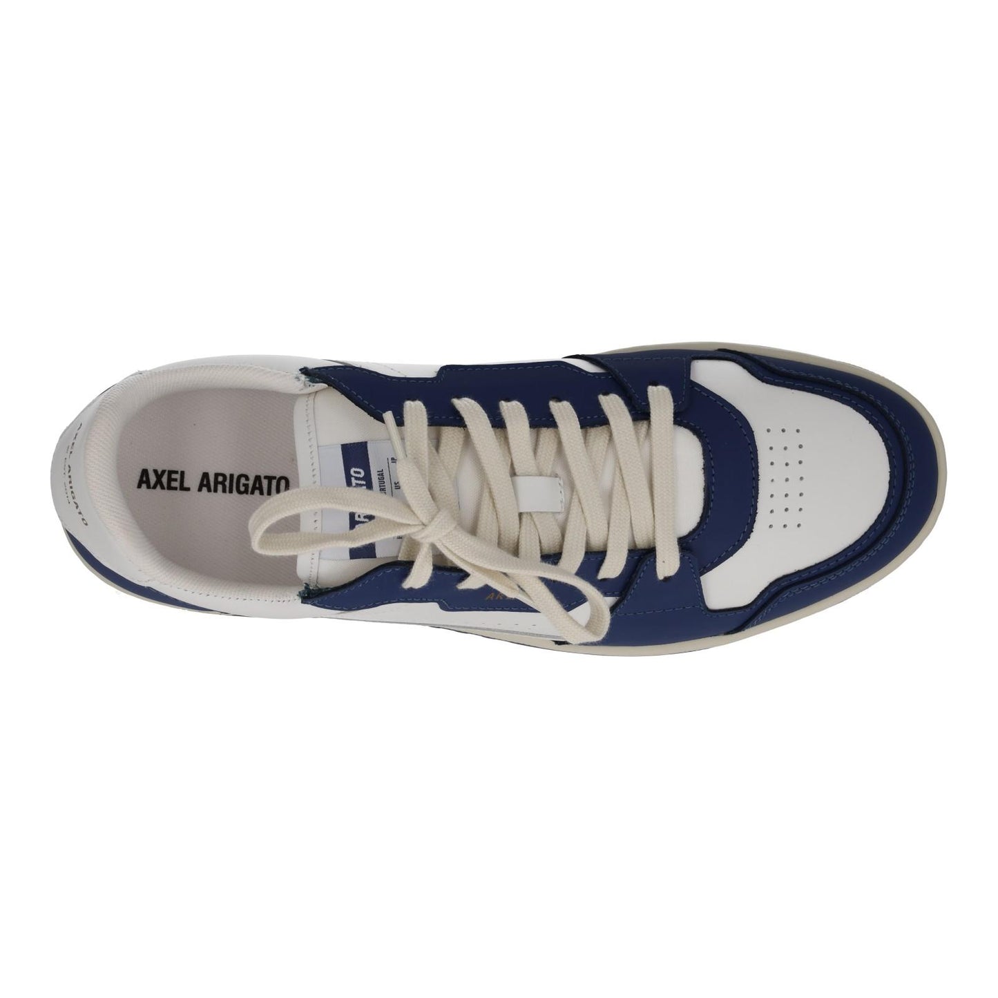 AXEL ARIGATO Trainer Dice Lo Lace Sneaker White Navy Leather UK11 NEW RRP215