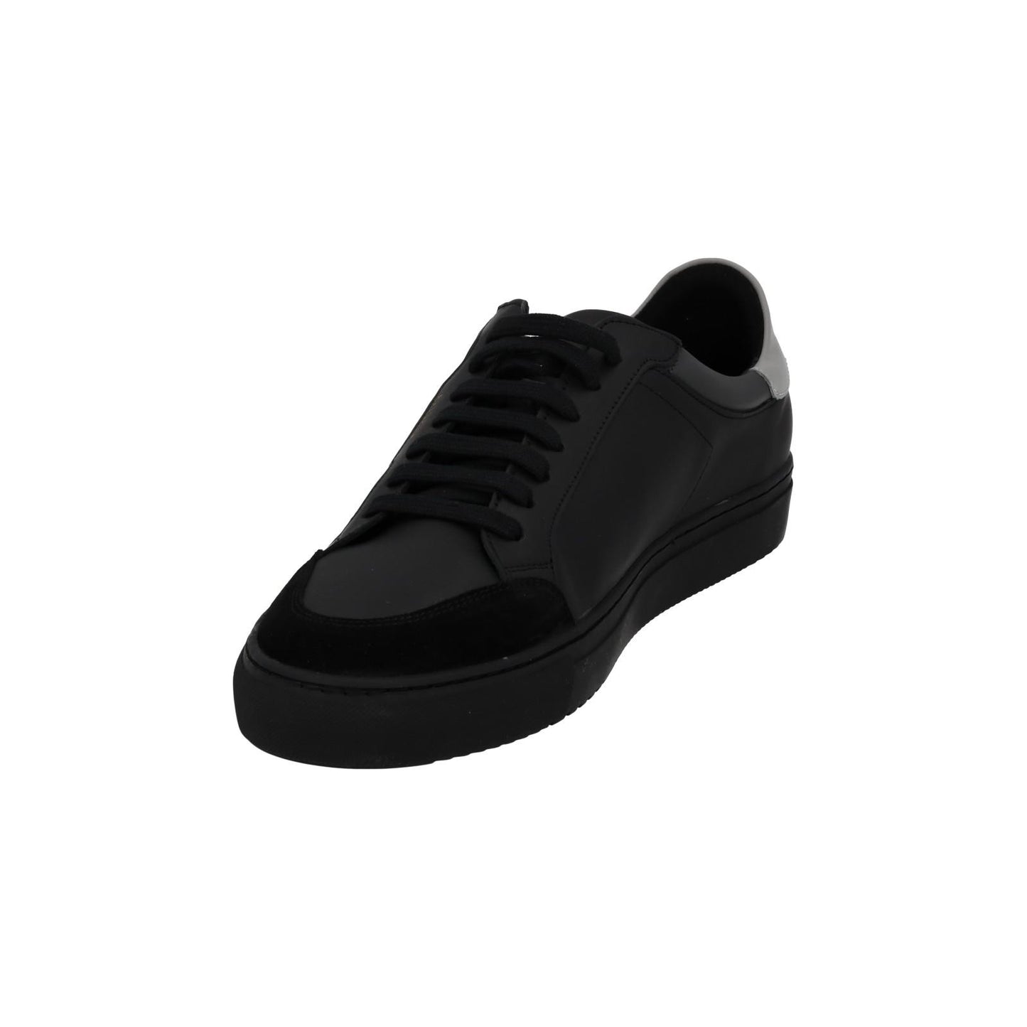 AXEL ARIGATO Trainers Clean 180 Low Top Lace Black Grey Leather UK12 NEW RRP220