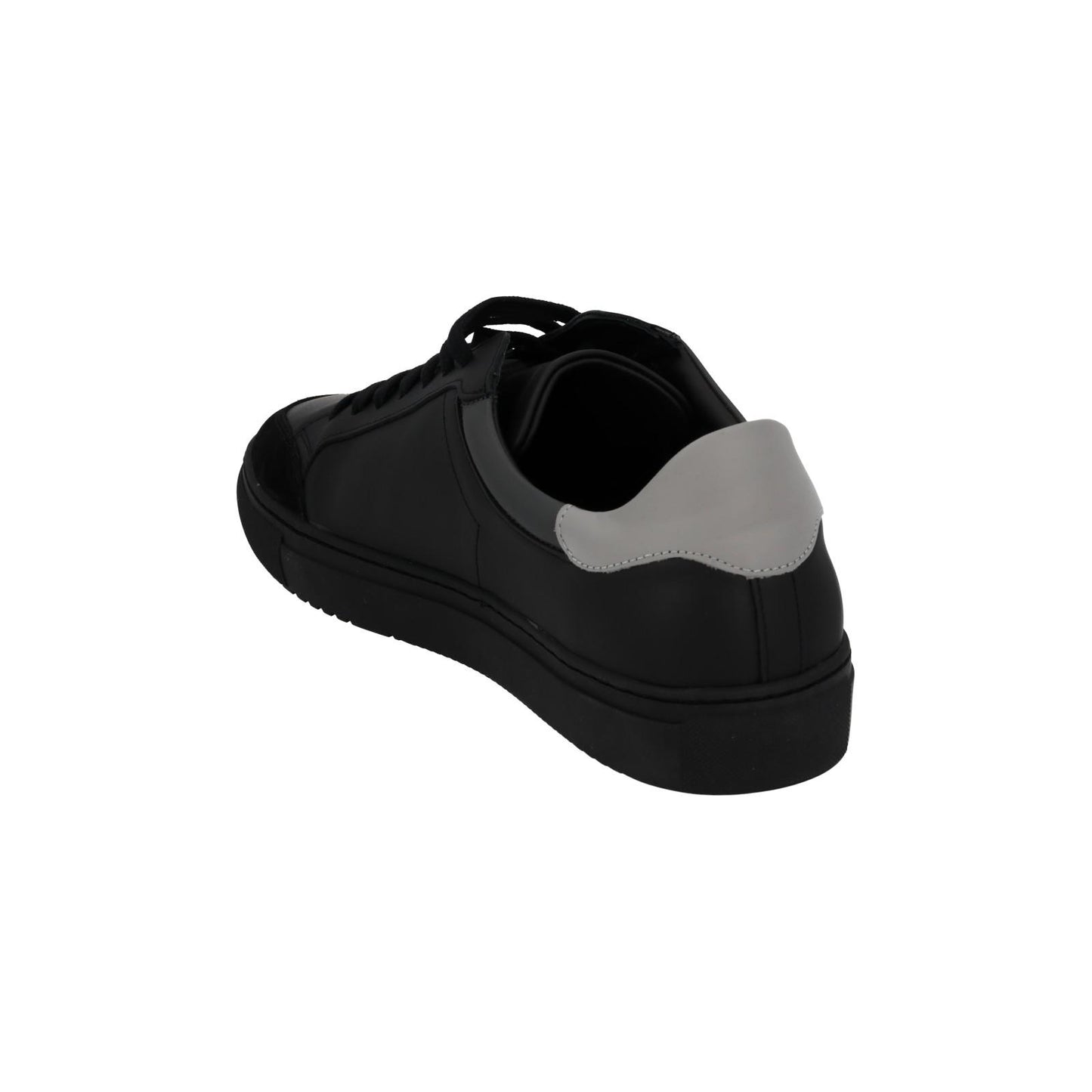 AXEL ARIGATO Trainers Clean 180 Low Top Lace Black Grey Leather UK12 NEW RRP220