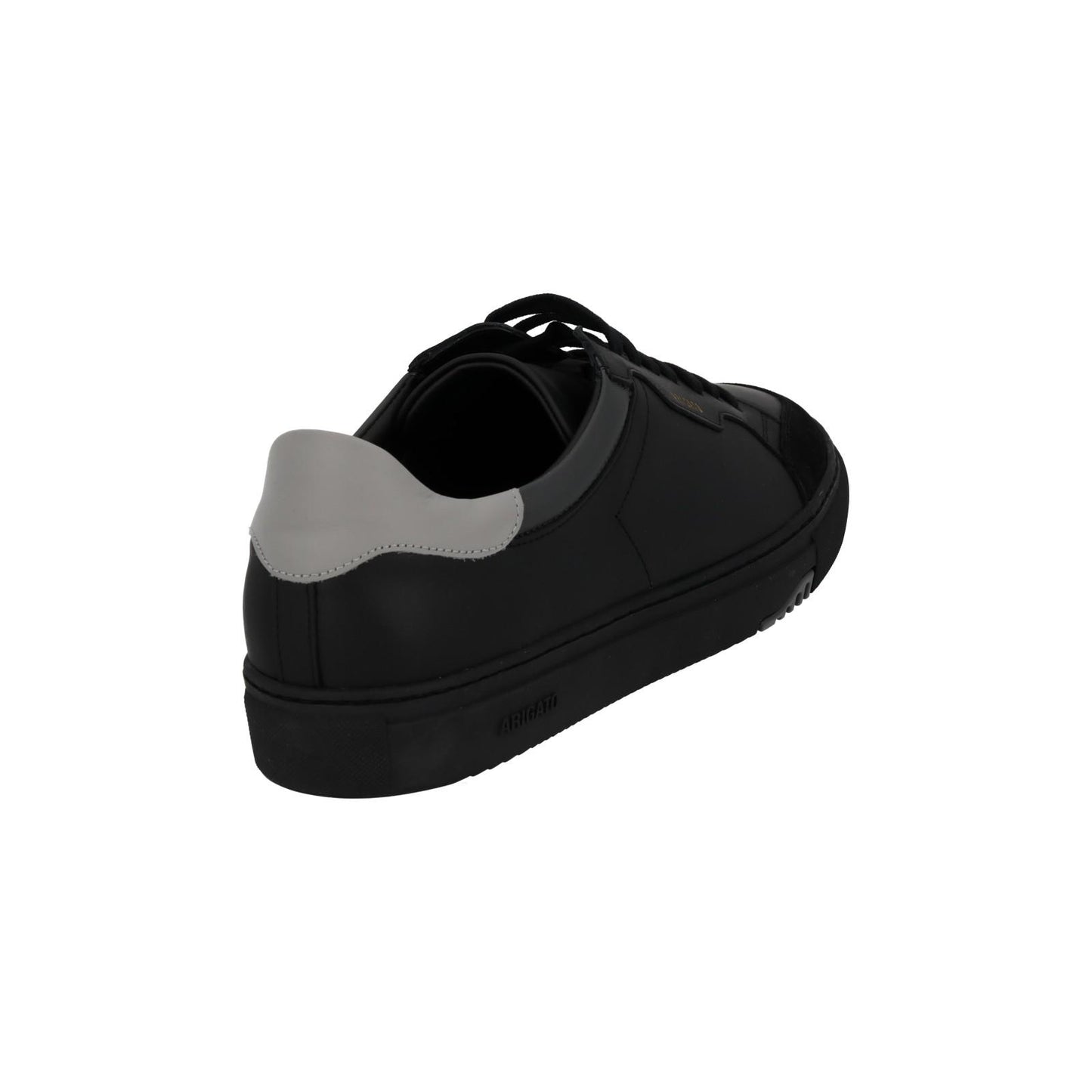 AXEL ARIGATO Trainers Clean 180 Low Top Lace Black Grey Leather UK12 NEW RRP220