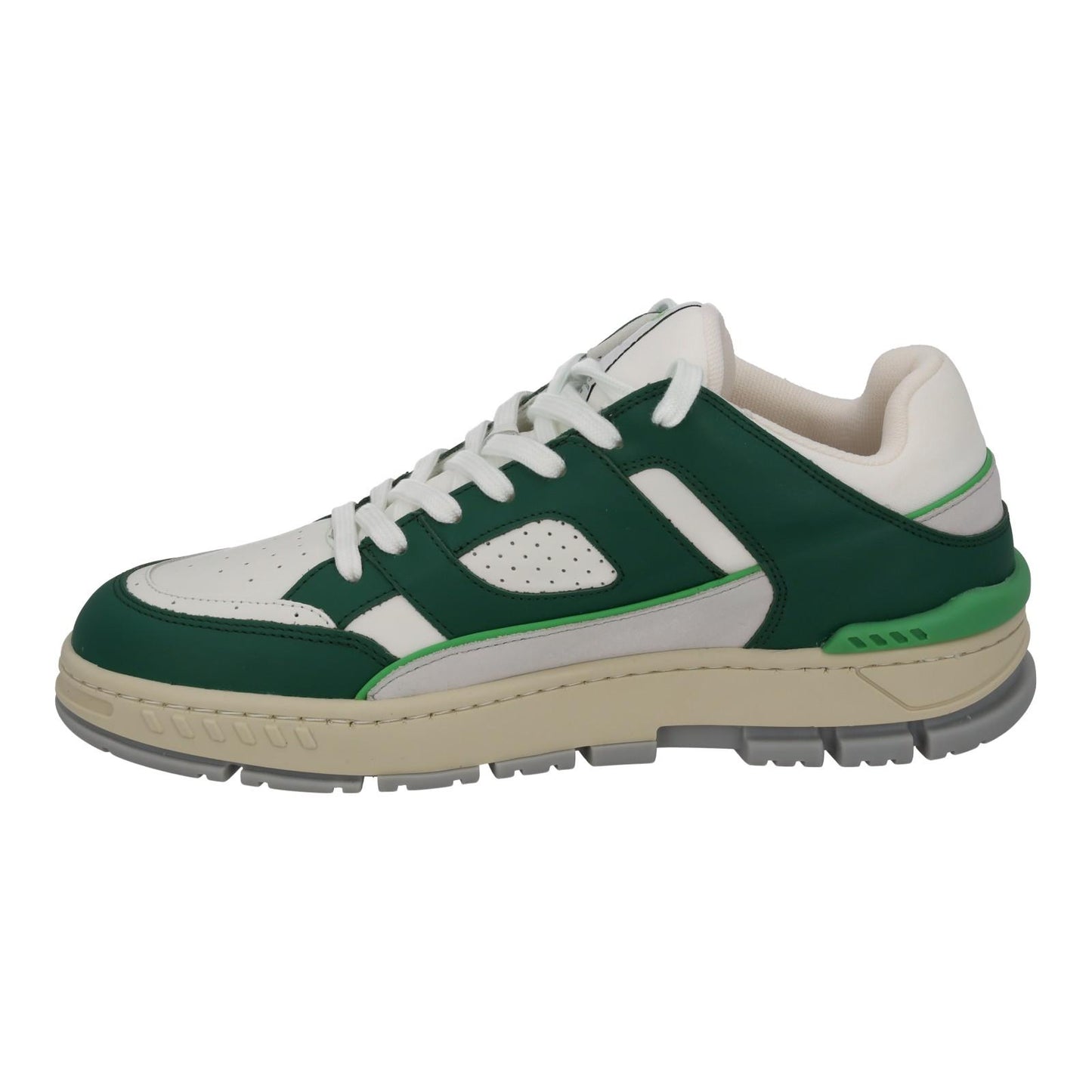 AXEL ARIGATO Trainers Area Low Sneakers White Green Leather NEW UK8 RRP265