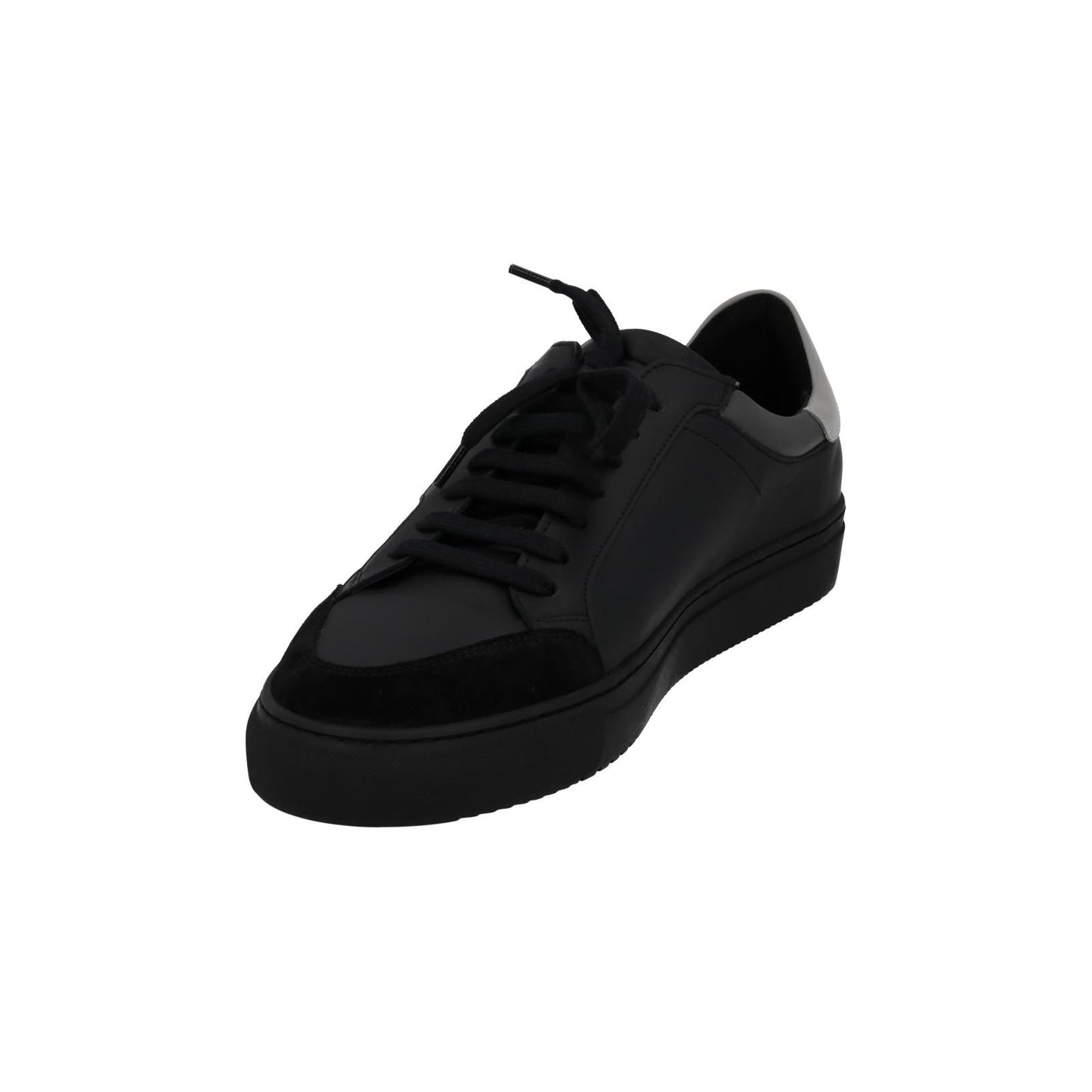 AXEL ARIGATO Trainers Clean 180 Lace Sneakers Black Grey Leather UK12 NEW RRP220