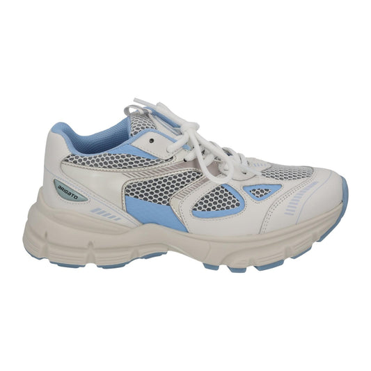 AXEL ARIGATO Trainers Marathon Runner White Blue Mesh Leather UK5 NEW RRP270