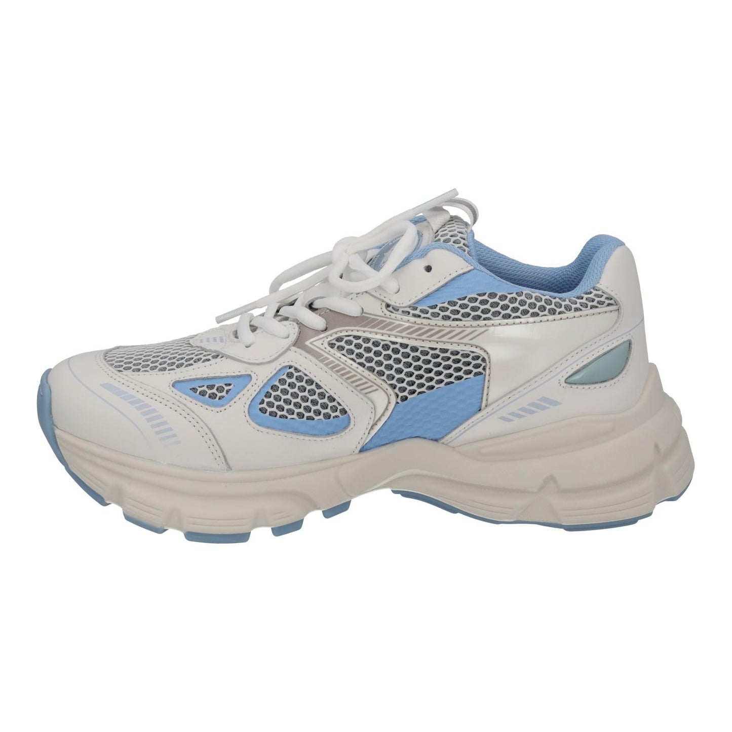 AXEL ARIGATO Trainers Marathon Runner White Blue Mesh Leather UK5 NEW RRP270
