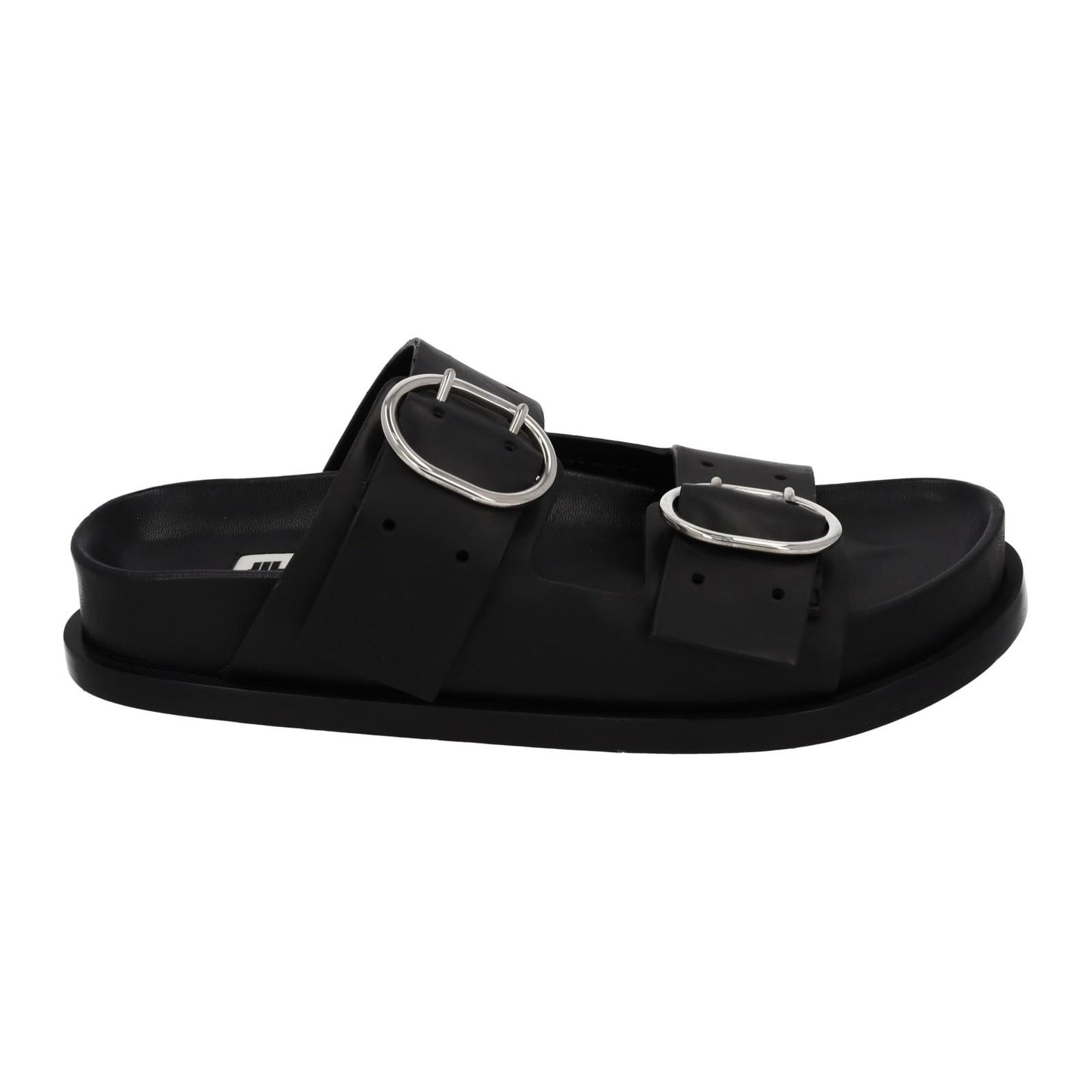 JIL SANDER Sandals Buckle Fussbet Slides Mule Black Leather EU36 UK3 NEW RRP710