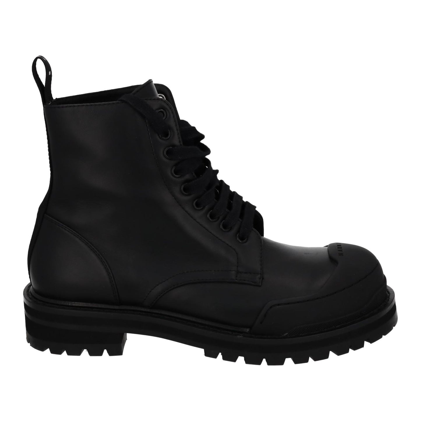MARNI Dada Combat Boot Black Leather Chunk Sole EU41 UK8 NEW RRP795