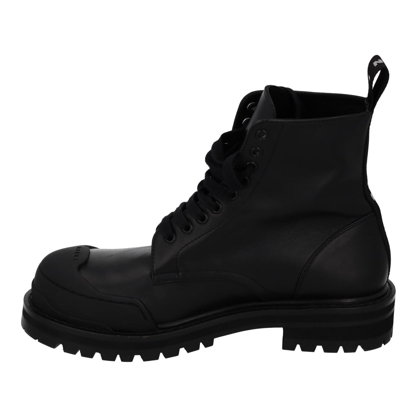 MARNI Dada Combat Boot Black Leather Chunk Sole EU41 UK8 NEW RRP795