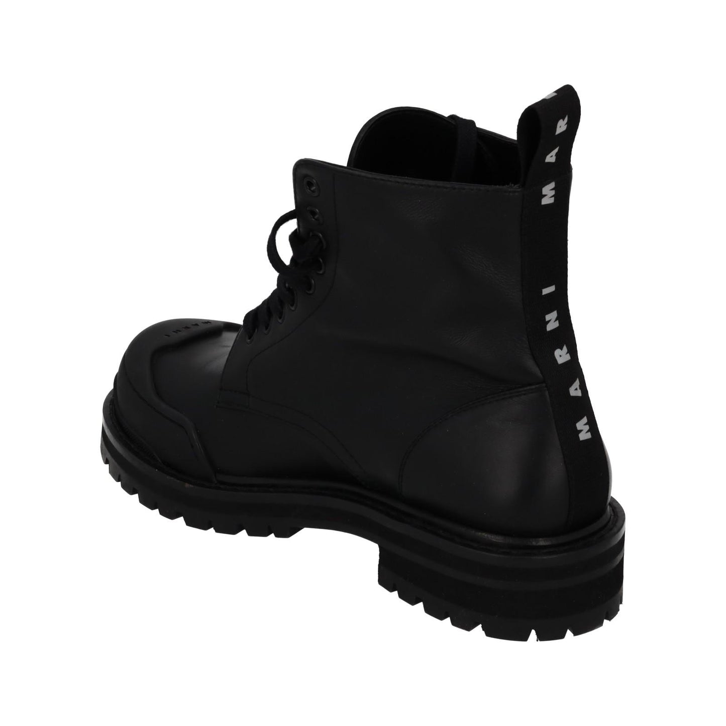 MARNI Dada Combat Boot Black Leather Chunk Sole EU41 UK8 NEW RRP795