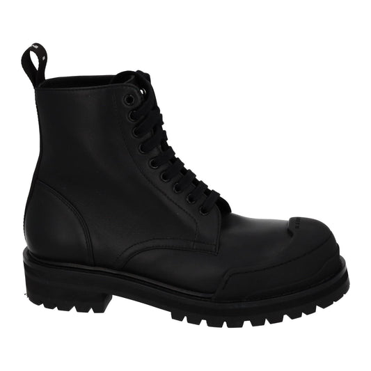 MARNI Dada Combat Boot Black Leather Chunk Sole EU40 UK7 NEW RRP795