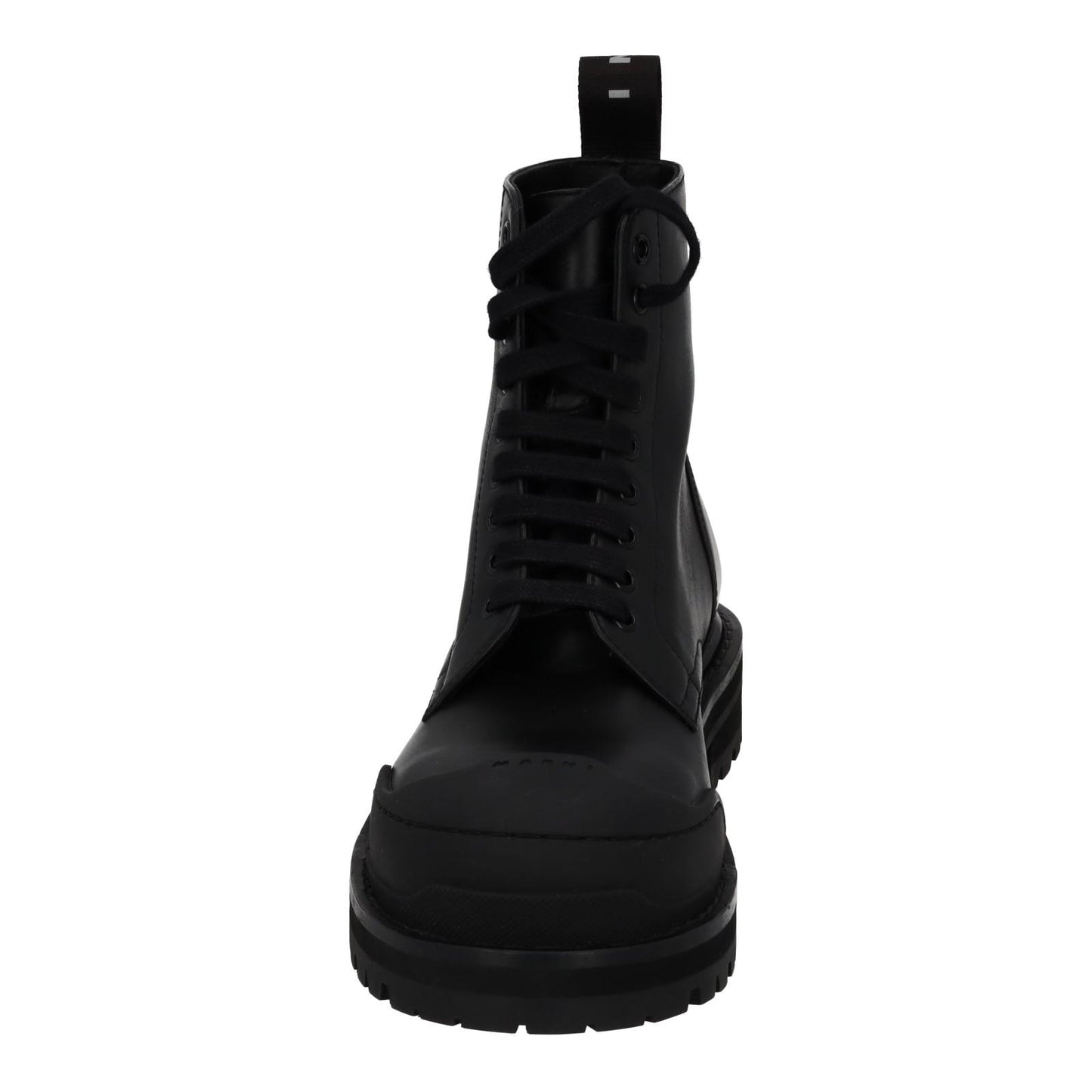 MARNI Dada Combat Boot Black Leather Chunk Sole EU40 UK7 NEW RRP795