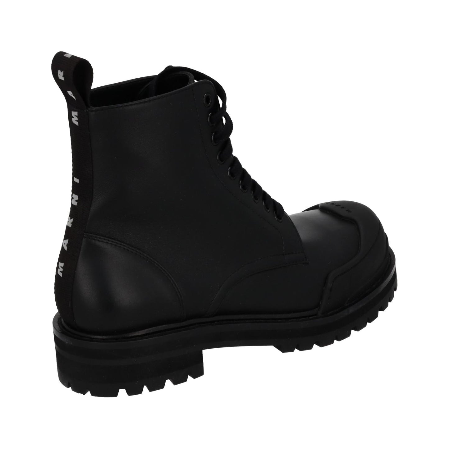 MARNI Dada Combat Boot Black Leather Chunk Sole EU40 UK7 NEW RRP795