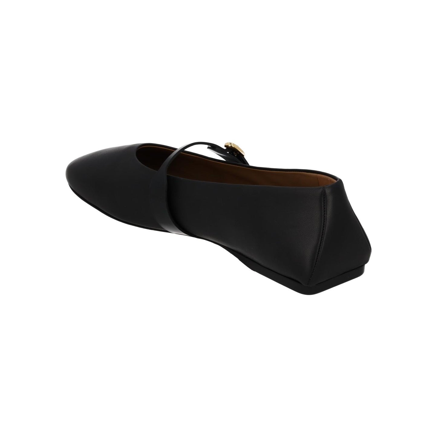 JACQUEMUS Flat Shoes Les Ballerines Rondes Black Leather EU41 UK8 NEW RRP475