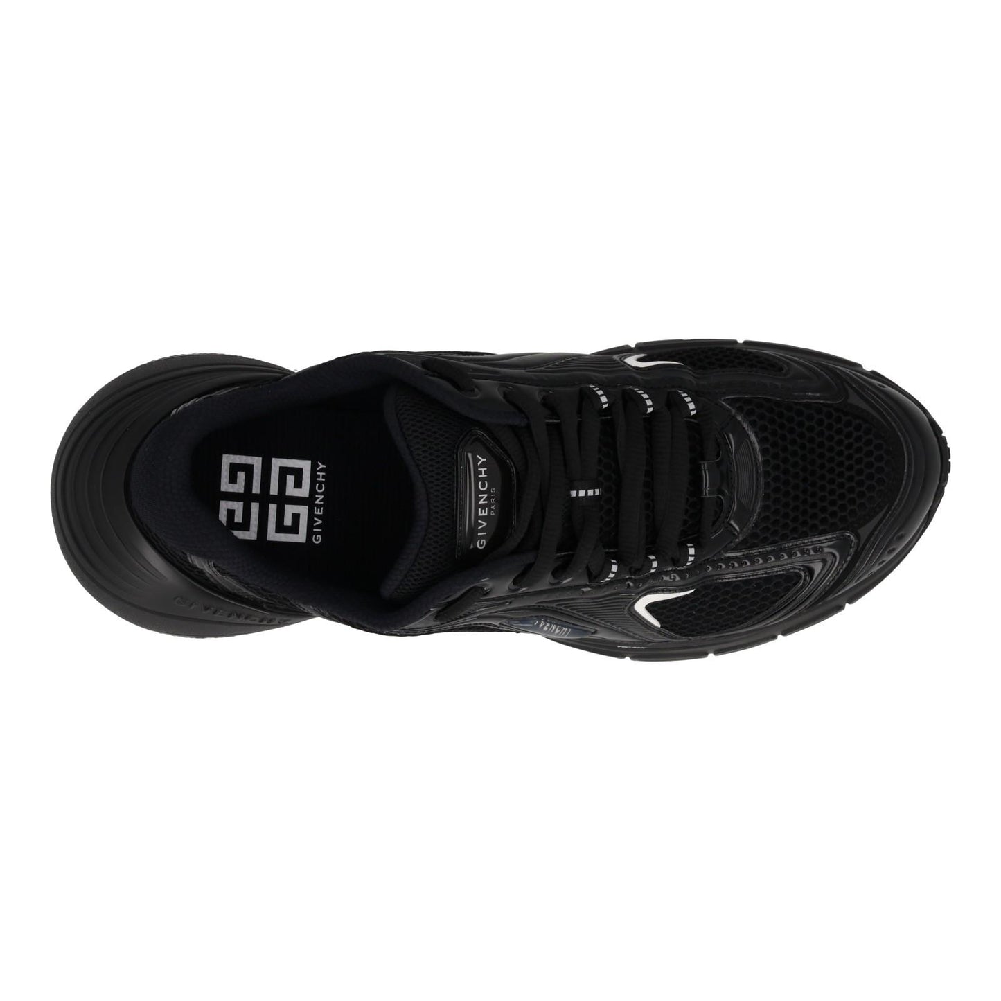 GIVENCHY Sneakers TK-MX Runner Low Top Lace Up Mesh Black UK10 NEW RRP725