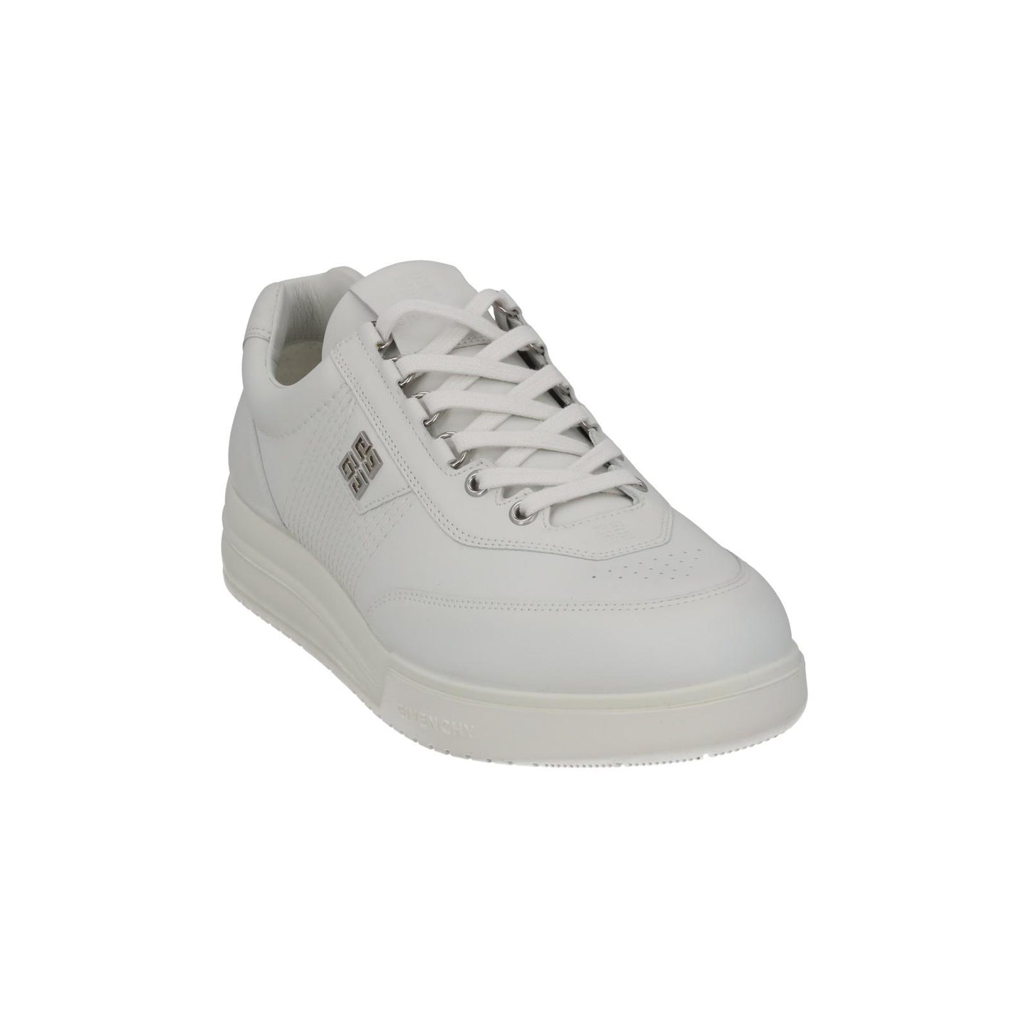 GIVENCHY G4 Sneakers Low Top Lace Up White Leather Men's EU44 UK10 NEW RRP525