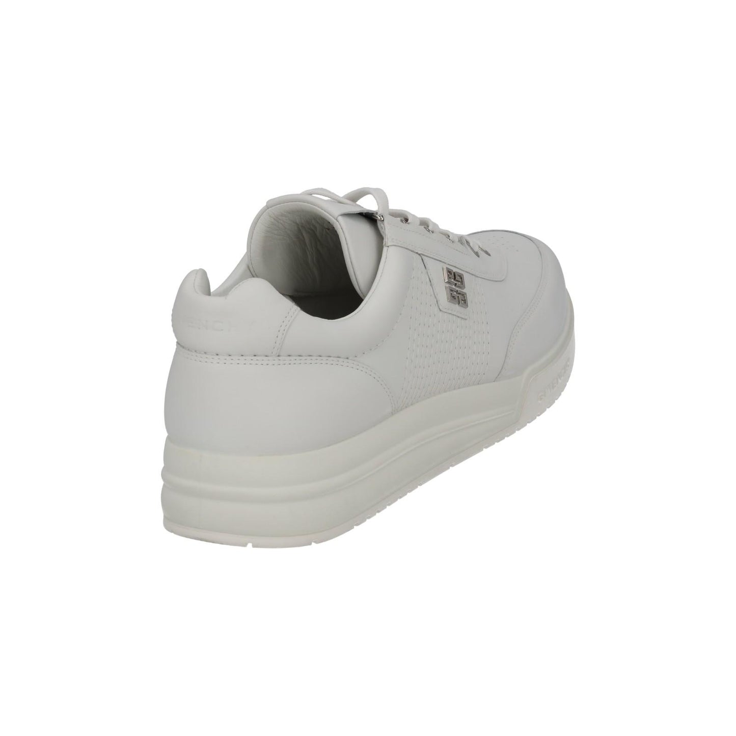 GIVENCHY G4 Sneakers Low Top Lace Up White Leather Men's EU44 UK10 NEW RRP525