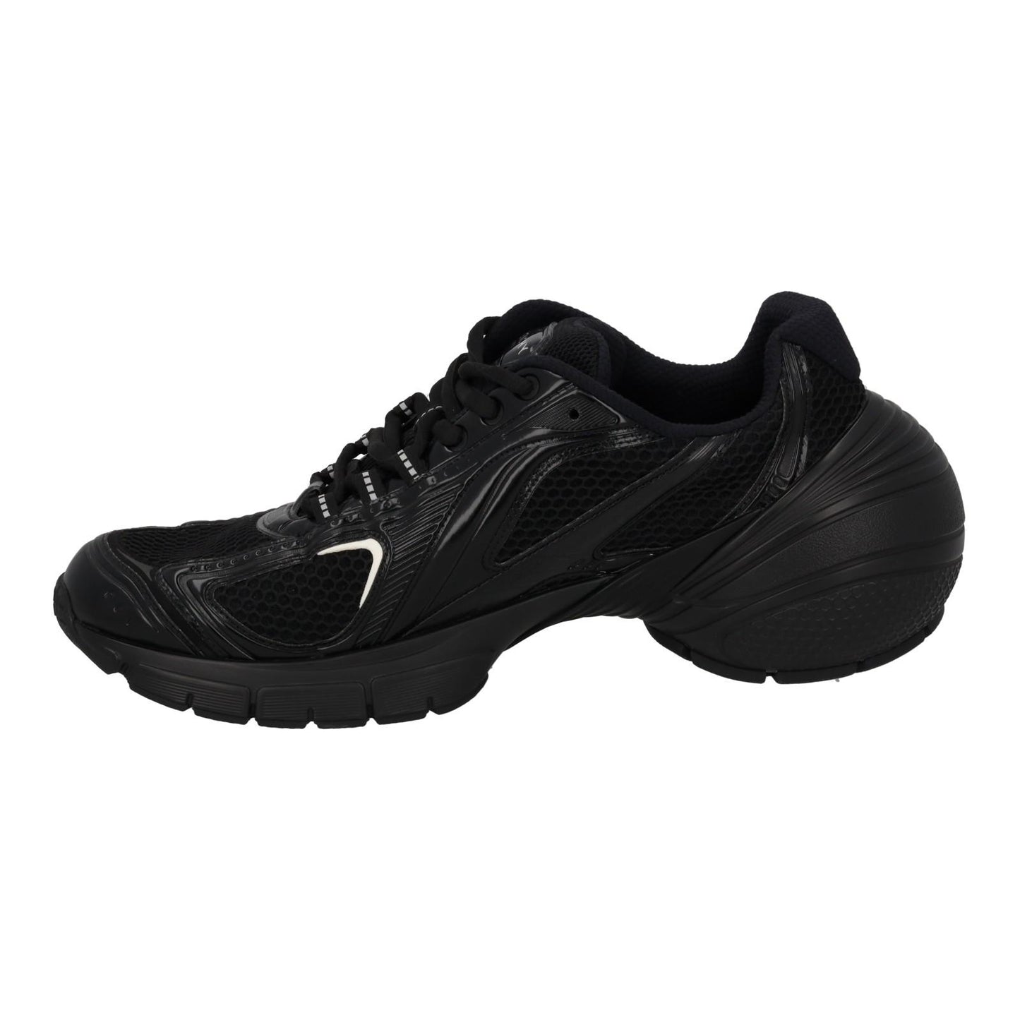 GIVENCHY Sneakers TK-MX Runner Low Top Lace Up Mesh Men's Black UK8 NEW RRP725