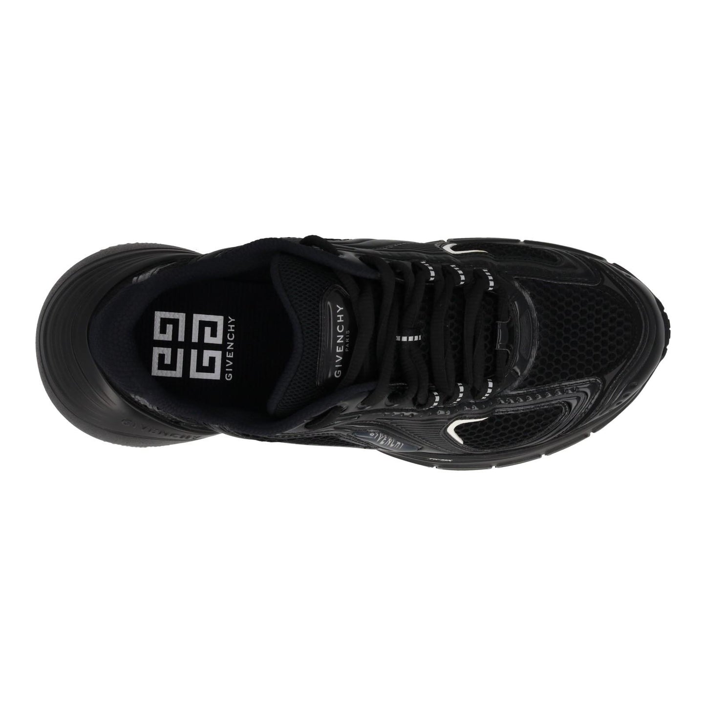 GIVENCHY Sneakers TK-MX Runner Low Top Lace Up Mesh Men's Black UK6 NEW RRP725