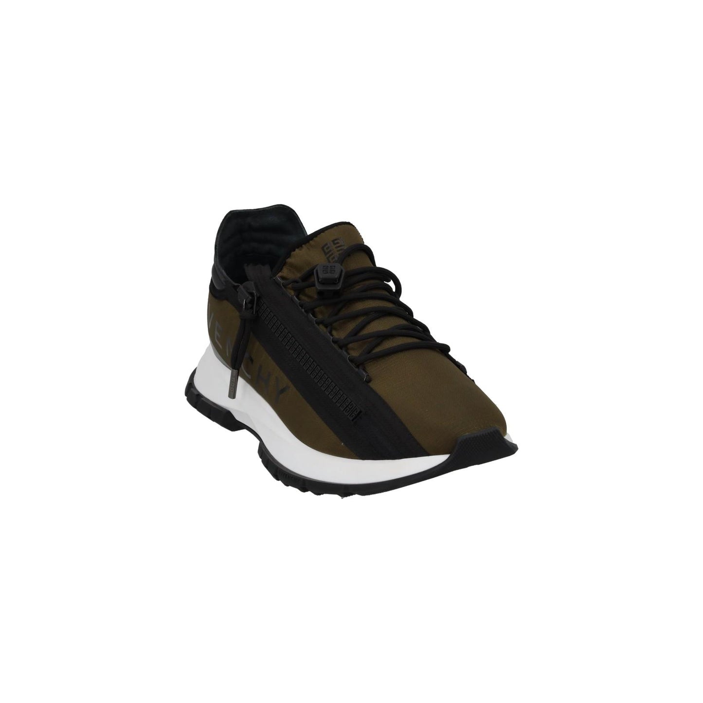 GIVENCHY Trainers Spectre Zip Runner Low Top Khaki Brown Black UK8 NEW RRP650