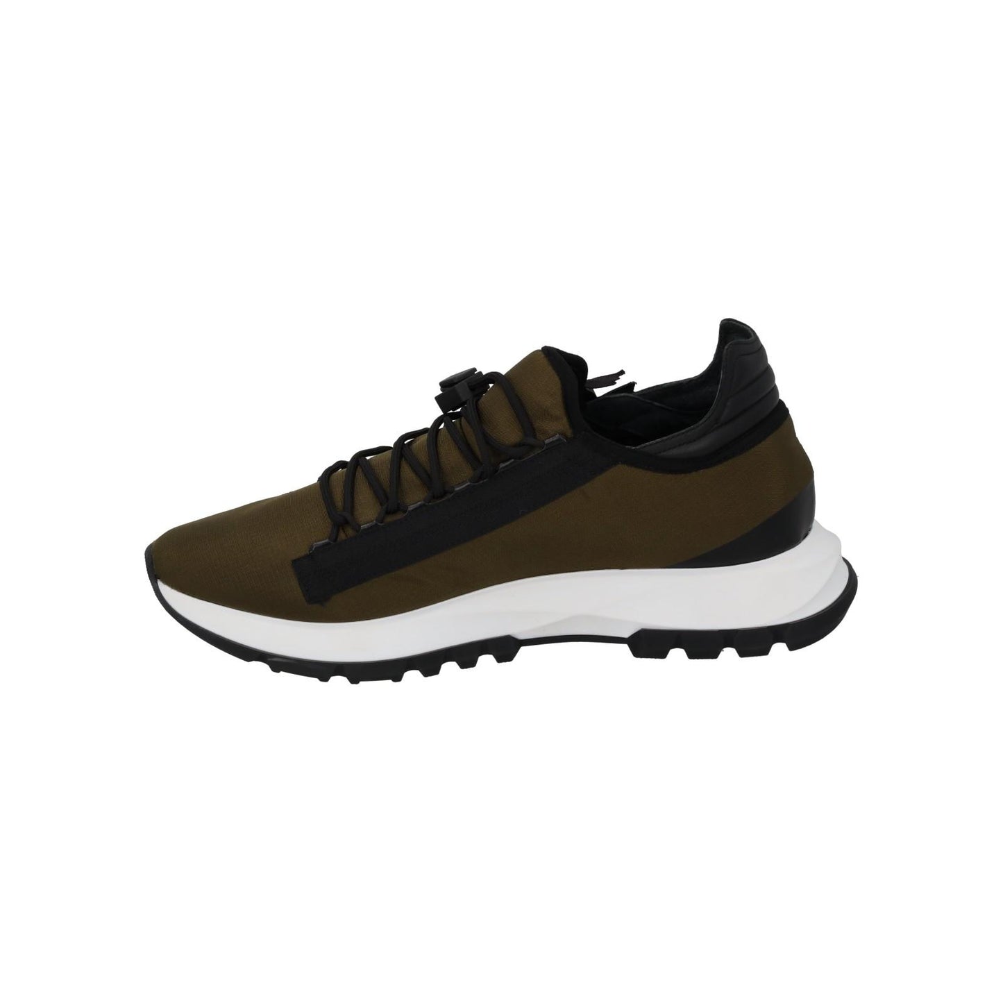 GIVENCHY Trainers Spectre Zip Runner Low Top Khaki Brown Black UK8 NEW RRP650