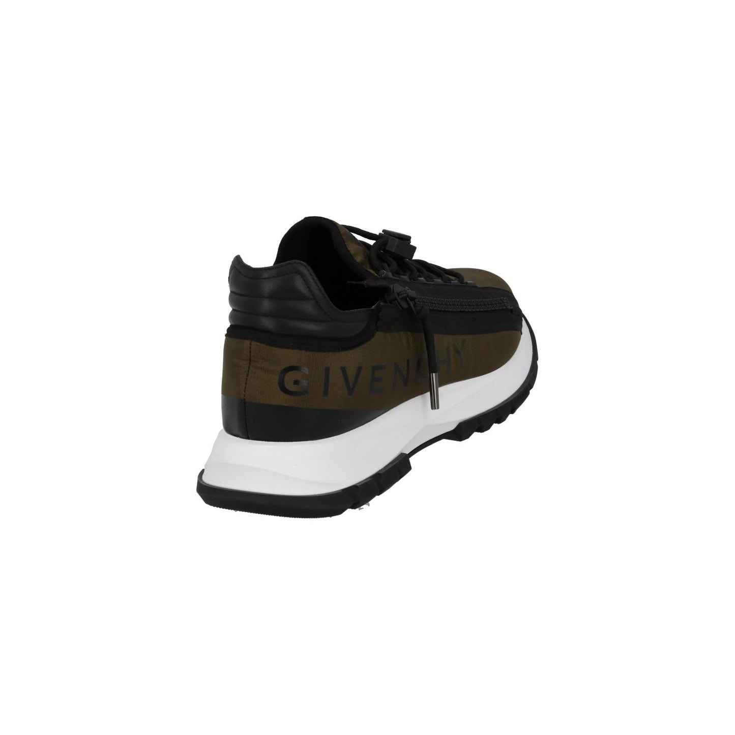 GIVENCHY Trainers Spectre Zip Runner Low Top Khaki Brown Black UK8 NEW RRP650