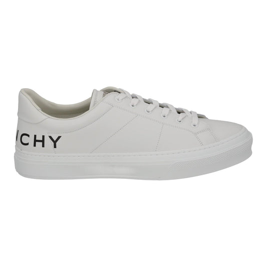 GIVENCHY City Sport Sneakers Low Top Lace Up White Leather UK12 NEW RRP515