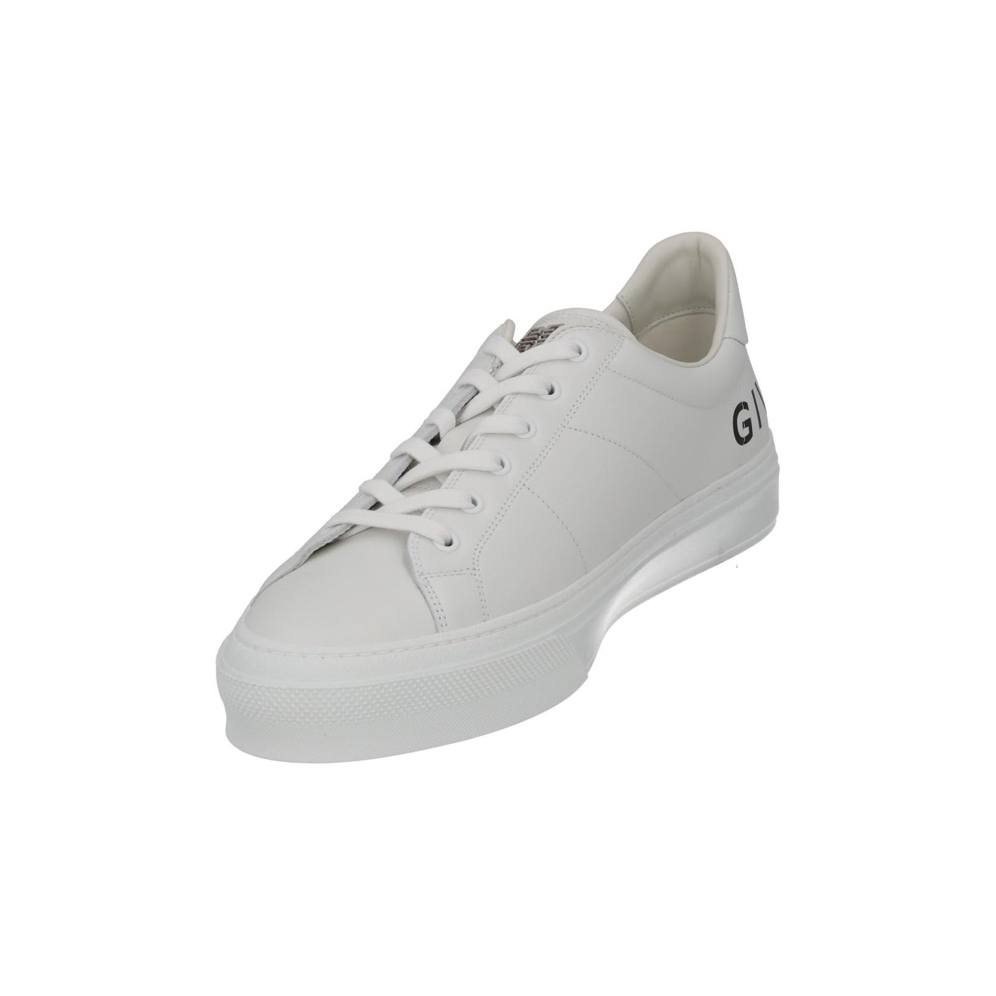 GIVENCHY City Sport Sneakers Low Top Lace Up White Leather UK12 NEW RRP515
