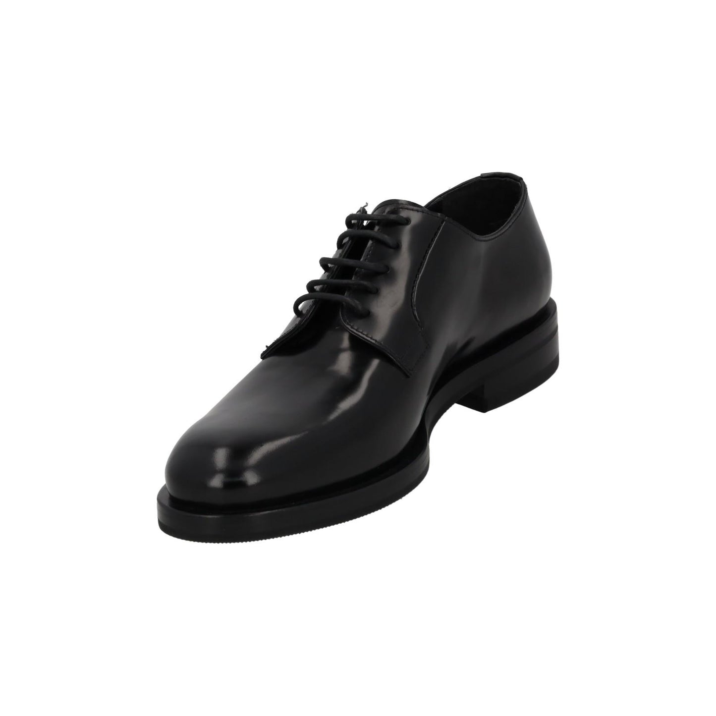 GIVENCHY Derby Shoes Lace Up Polished Buffed Black Leather UK10 NEW RRP715