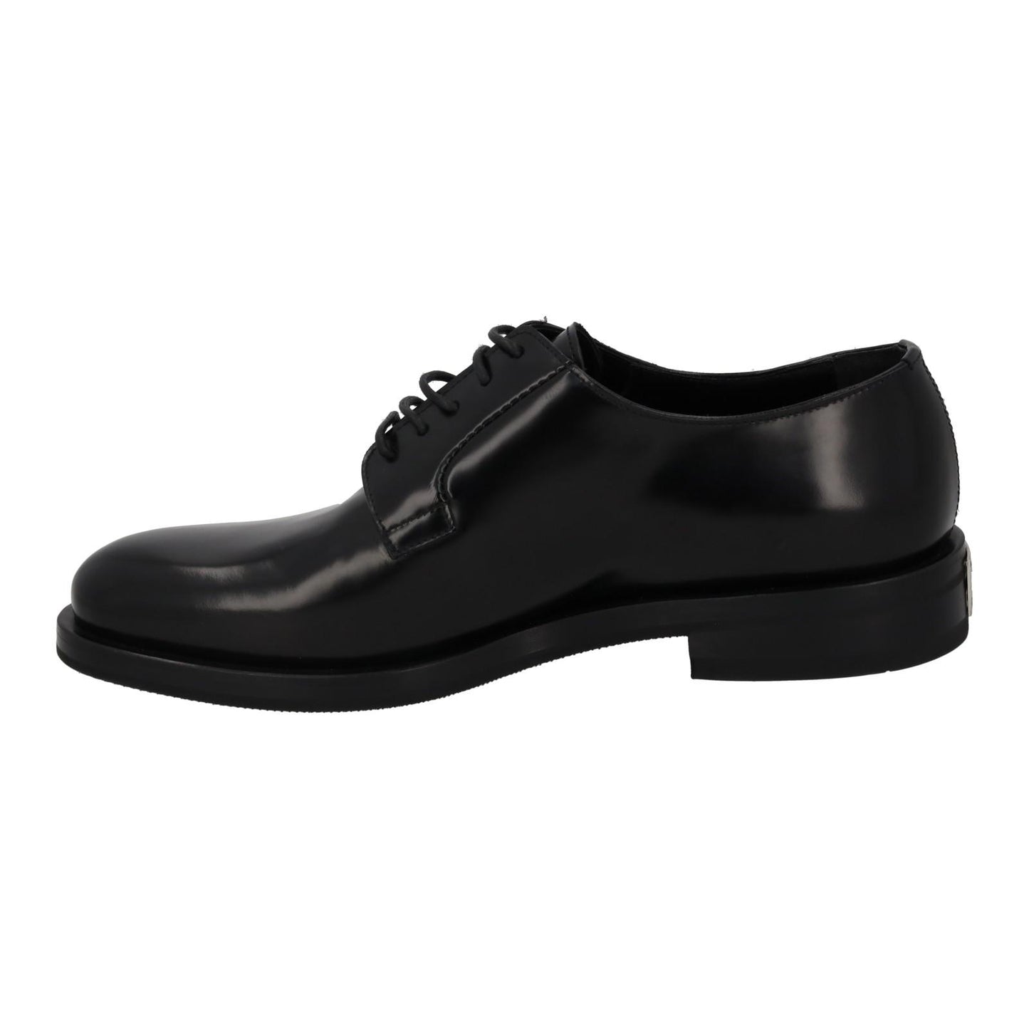 GIVENCHY Derby Shoes Lace Up Polished Buffed Black Leather UK10 NEW RRP715