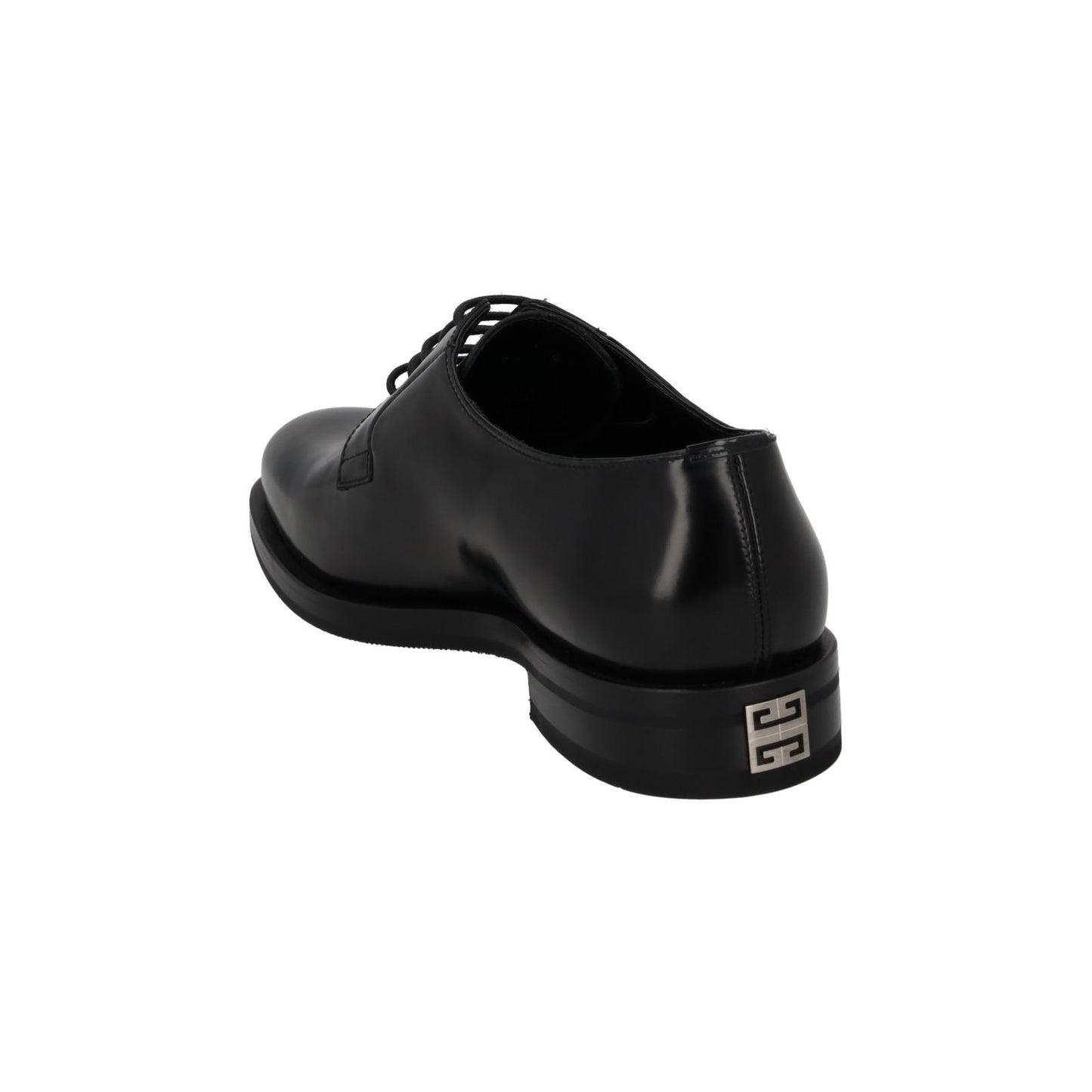 GIVENCHY Derby Shoes Lace Up Polished Buffed Black Leather UK10 NEW RRP715