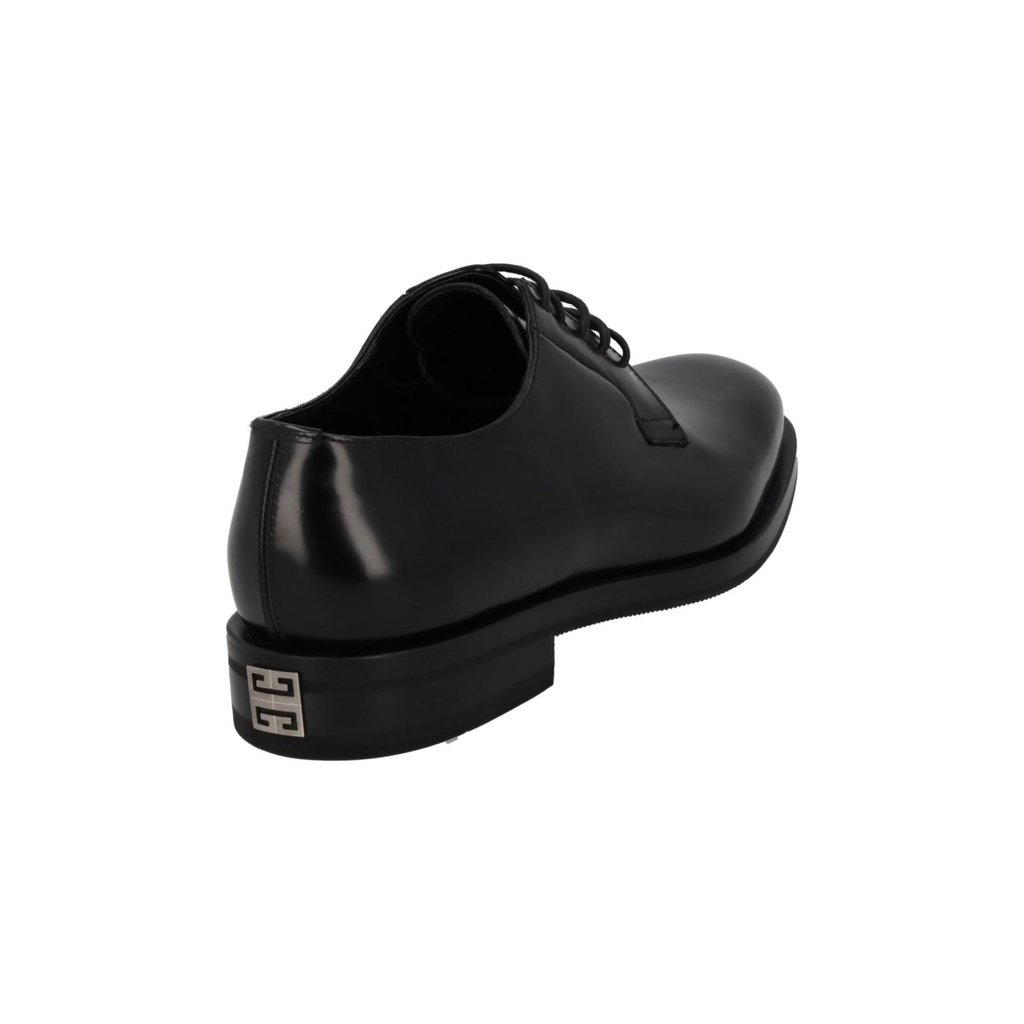 GIVENCHY Derby Shoes Lace Up Polished Buffed Black Leather UK10 NEW RRP715