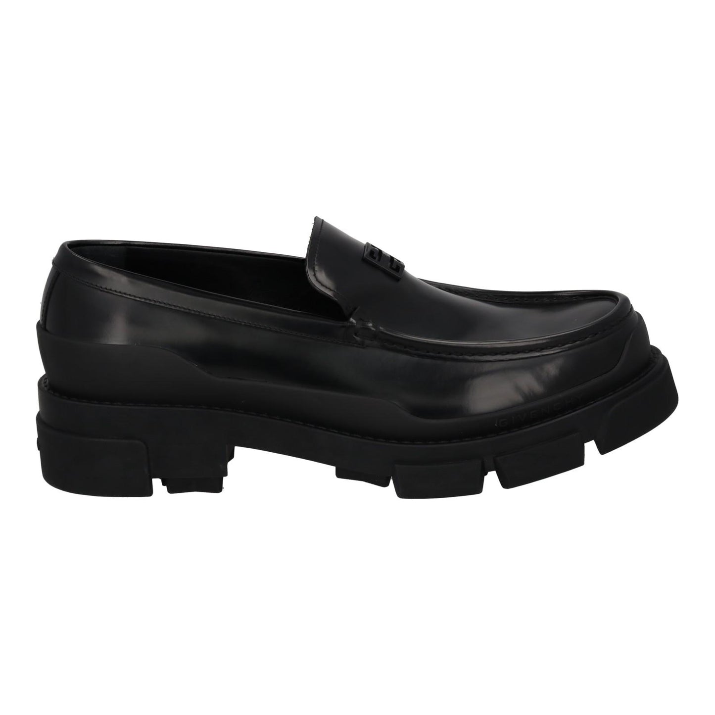 GIVENCHY Terra Loafer Shoes Slip On Black Leather Men's UK10 NEW RRP795