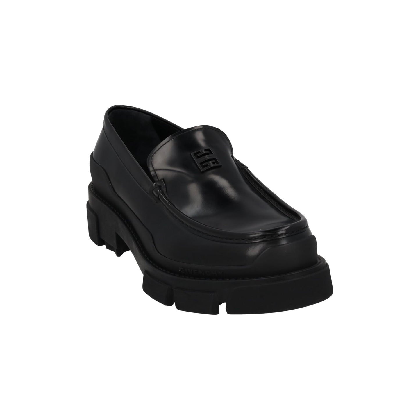 GIVENCHY Terra Loafer Shoes Slip On Black Leather Men's UK10 NEW RRP795