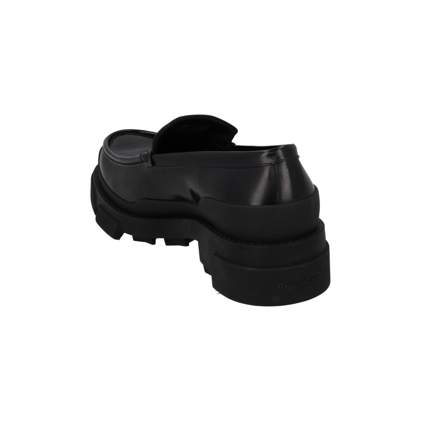 GIVENCHY Terra Loafer Shoes Slip On Black Leather Men's UK10 NEW RRP795