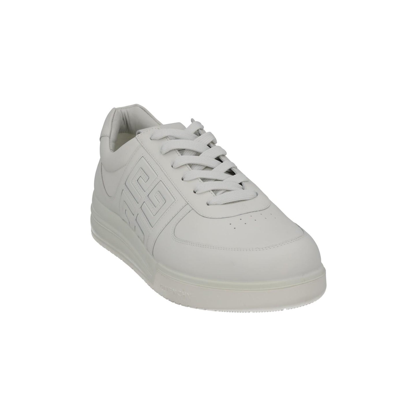 GIVENCHY G4 Trainers Low Top Lace Up Sneakers White Leather UK12 NEW RRP525