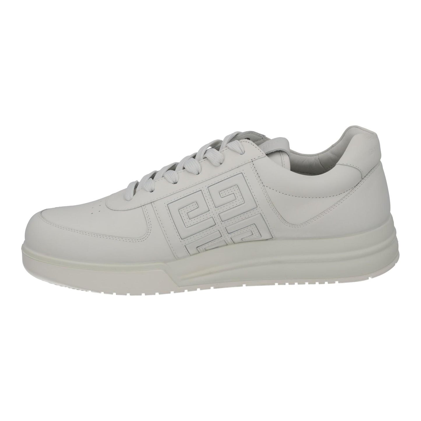 GIVENCHY G4 Trainers Low Top Lace Up Sneakers White Leather UK12 NEW RRP525