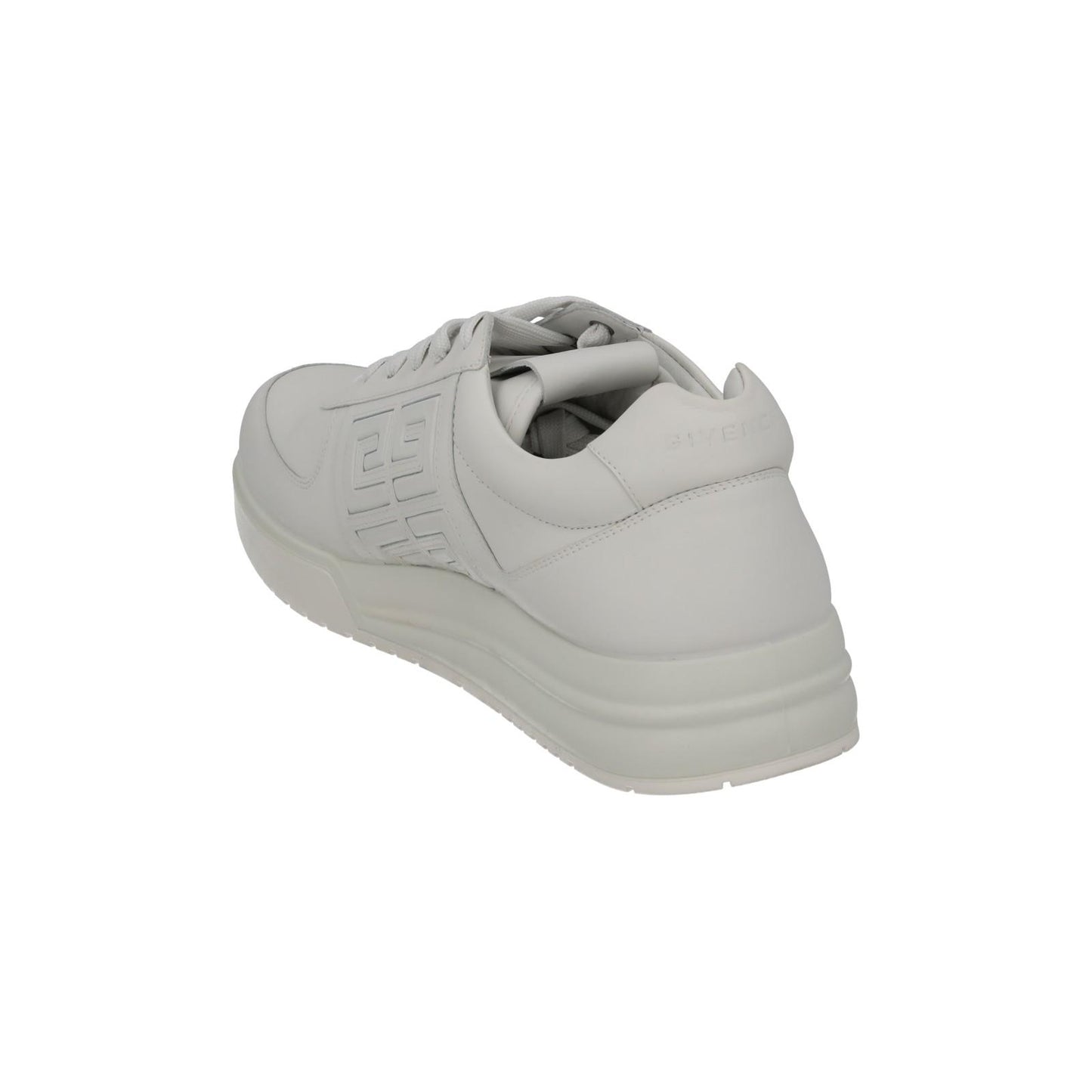 GIVENCHY G4 Trainers Low Top Lace Up Sneakers White Leather UK12 NEW RRP525