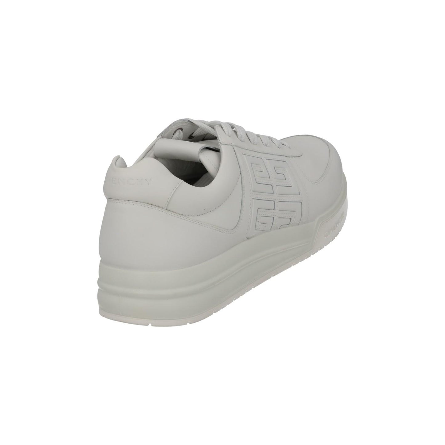 GIVENCHY G4 Trainers Low Top Lace Up Sneakers White Leather UK12 NEW RRP525