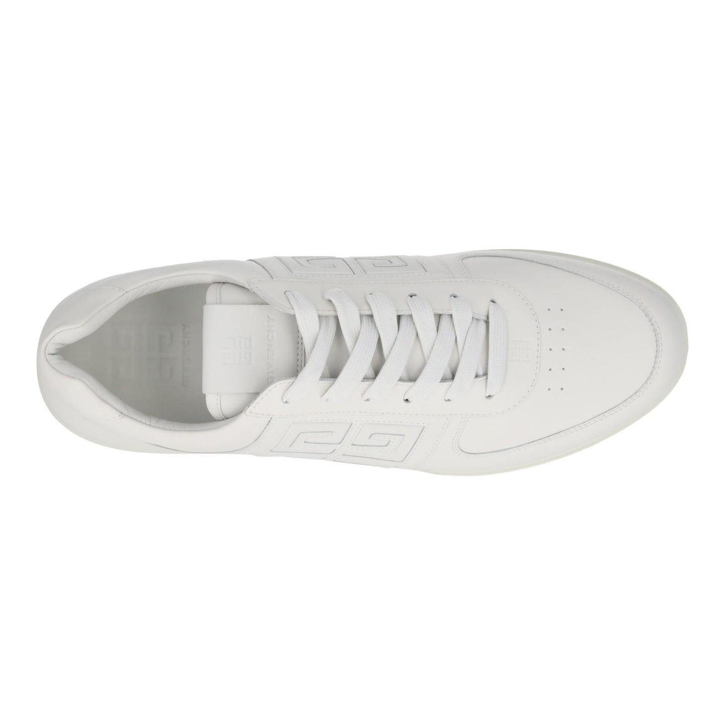 GIVENCHY G4 Trainers Low Top Lace Up Sneakers White Leather UK12 NEW RRP525