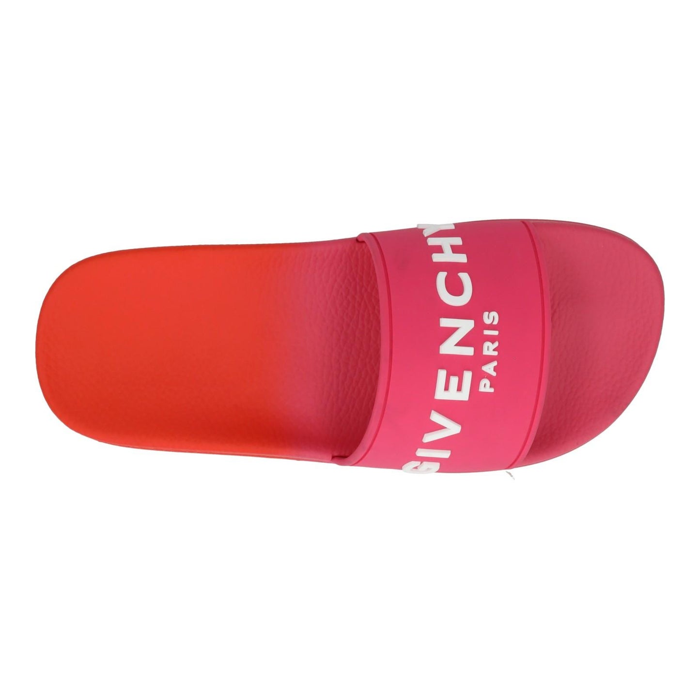 GIVENCHY Slide Flat Sandal Slip On Logo Slide Pink Orange EU39 UK6 NEW RRP290